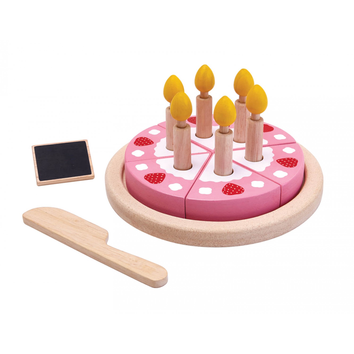 BIRTHDAY CAKE SET 2yrs+ Plan Toys