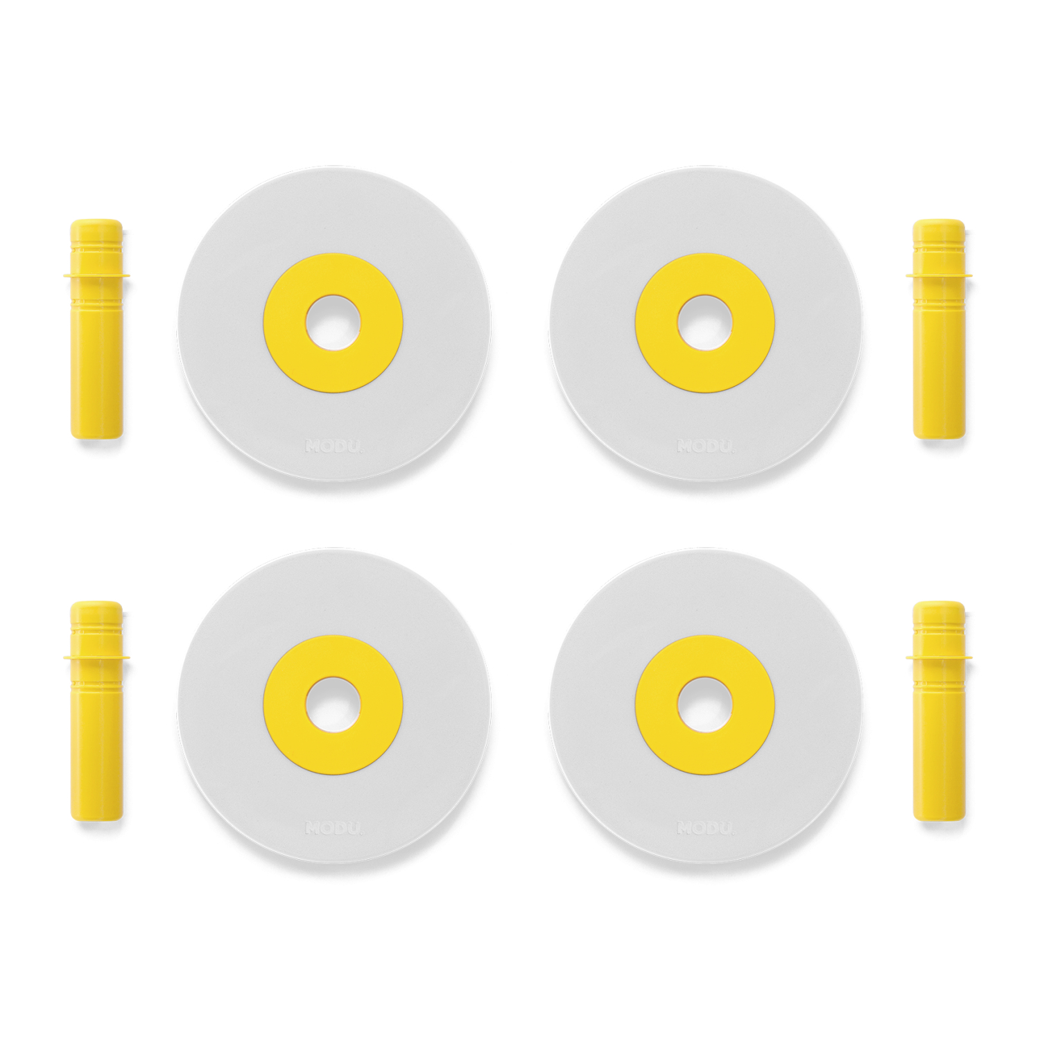 MODU 4 x Foam Wheels | Yellow