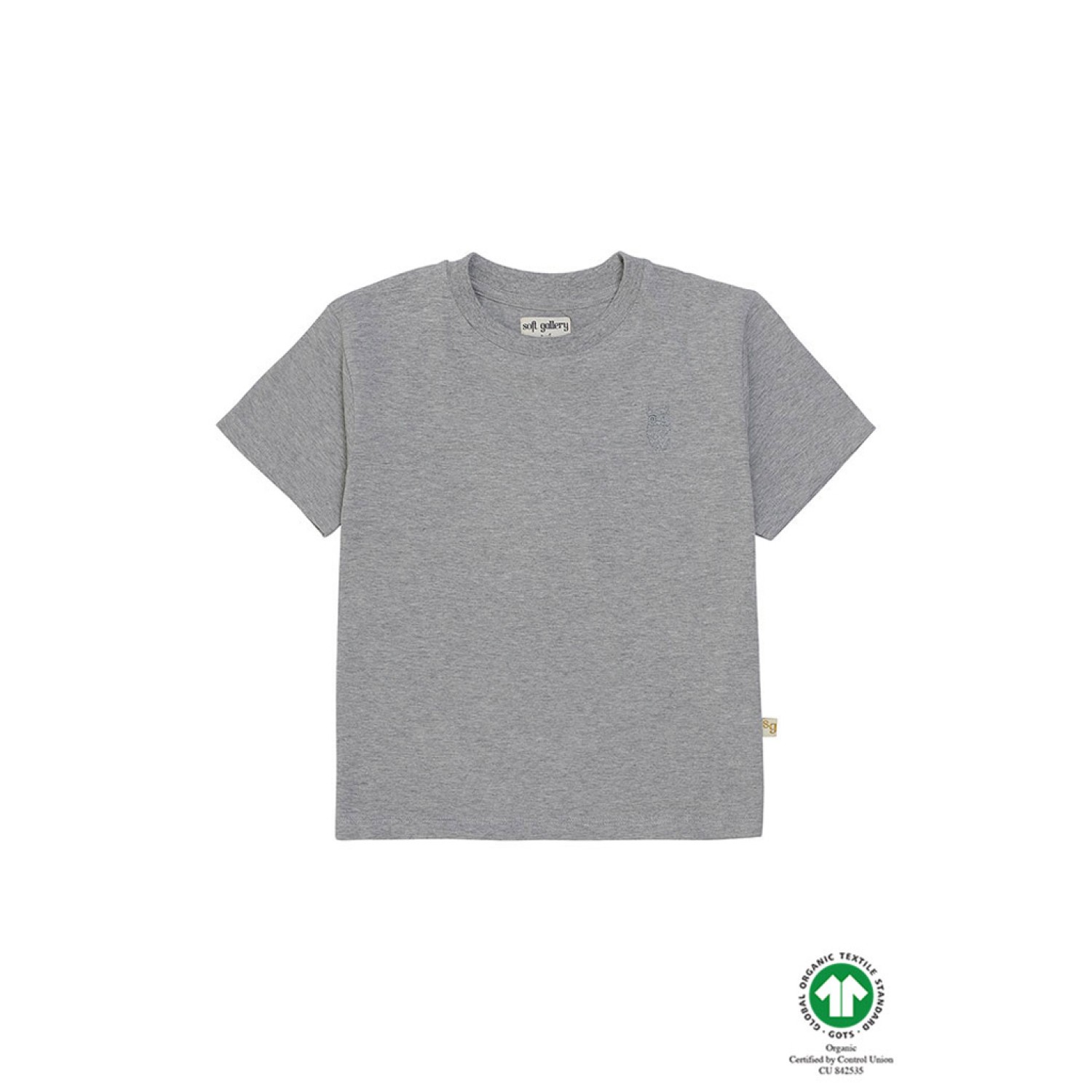 Asger T-shirt Grey Melange SOFT GALLERY