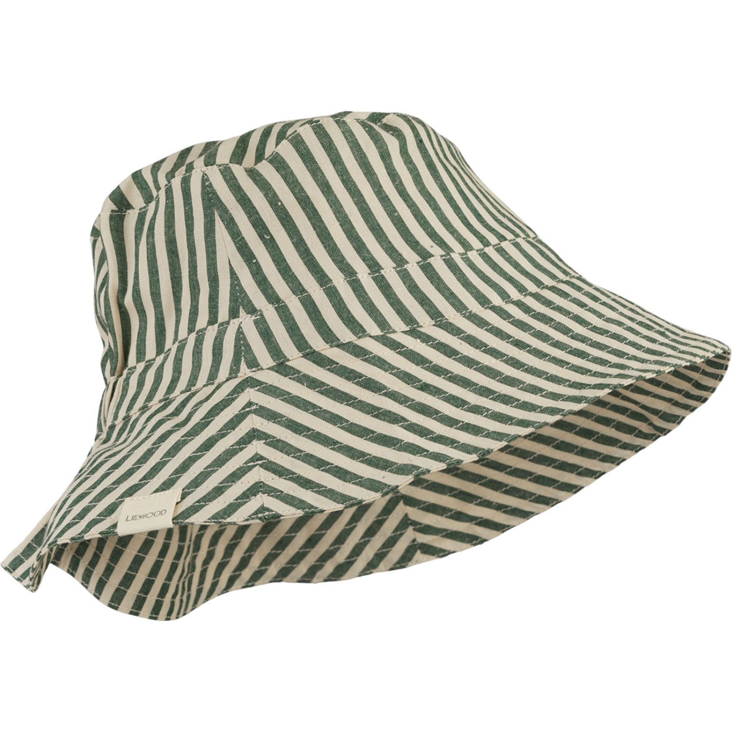 Palărie soare Sander Liewood - Y/D stripe: Garden green/sandy