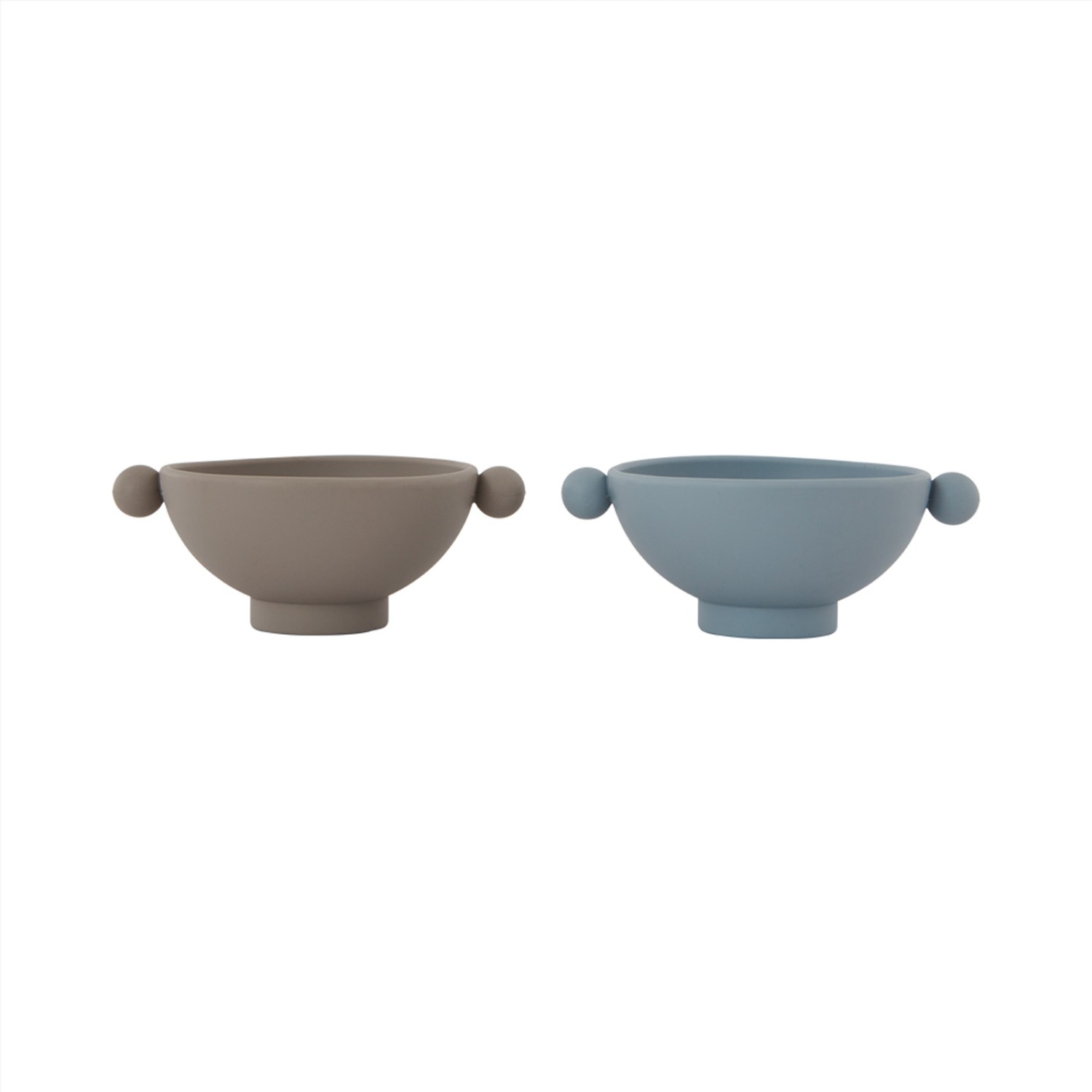 Tiny Inka Bowl | Set of 2 | Dusty Blue / Clay