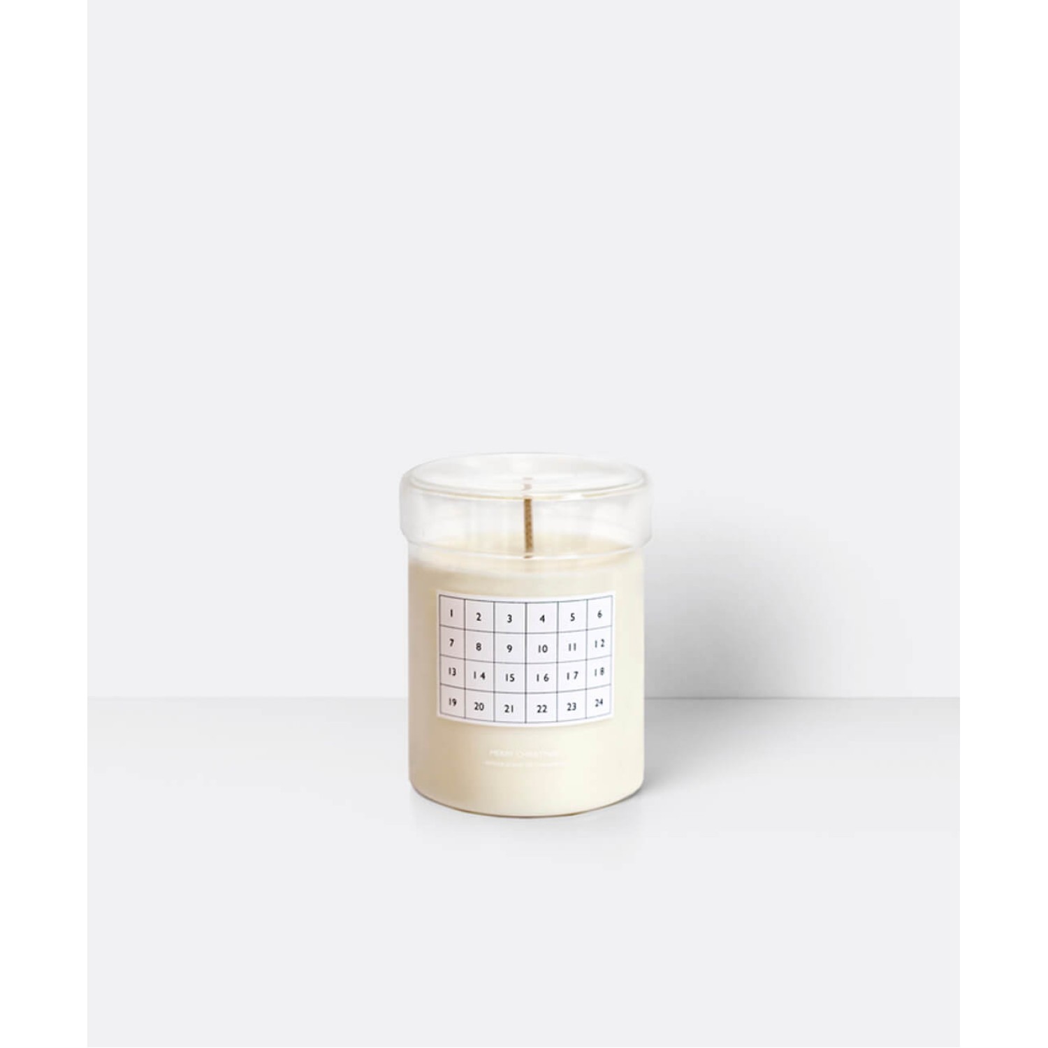Lumânare parfumată - Calendar de Crăciun Ferm Living | Alb
