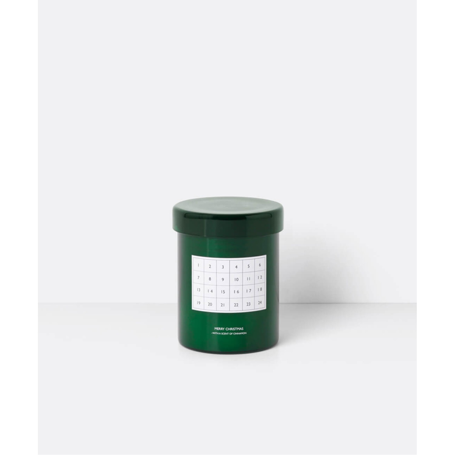 Scented Candle - Christmas Calendar Green