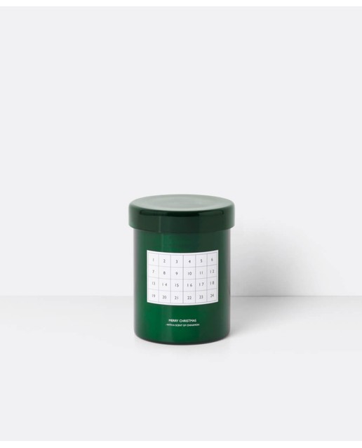 Scented Candle - Christmas Calendar Green