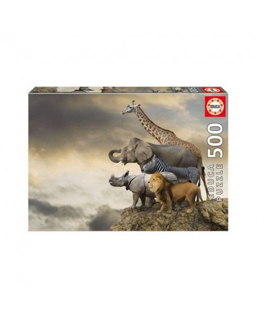 Puzzle Animalele din Jungla Savana Africana